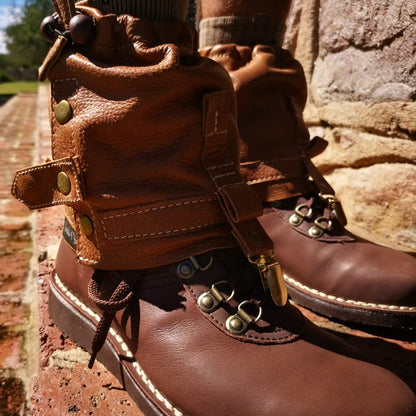 HANDMADE LEATHER GAITERS