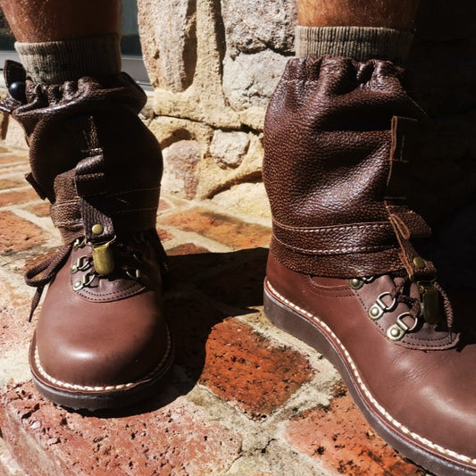 HANDMADE LEATHER GAITERS