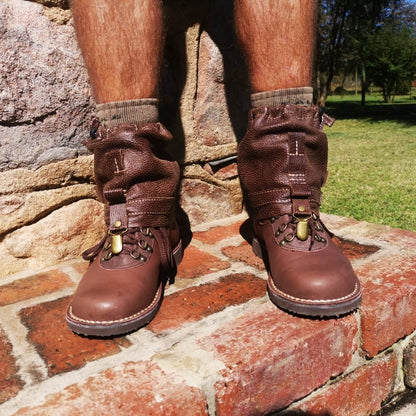 HANDMADE LEATHER GAITERS