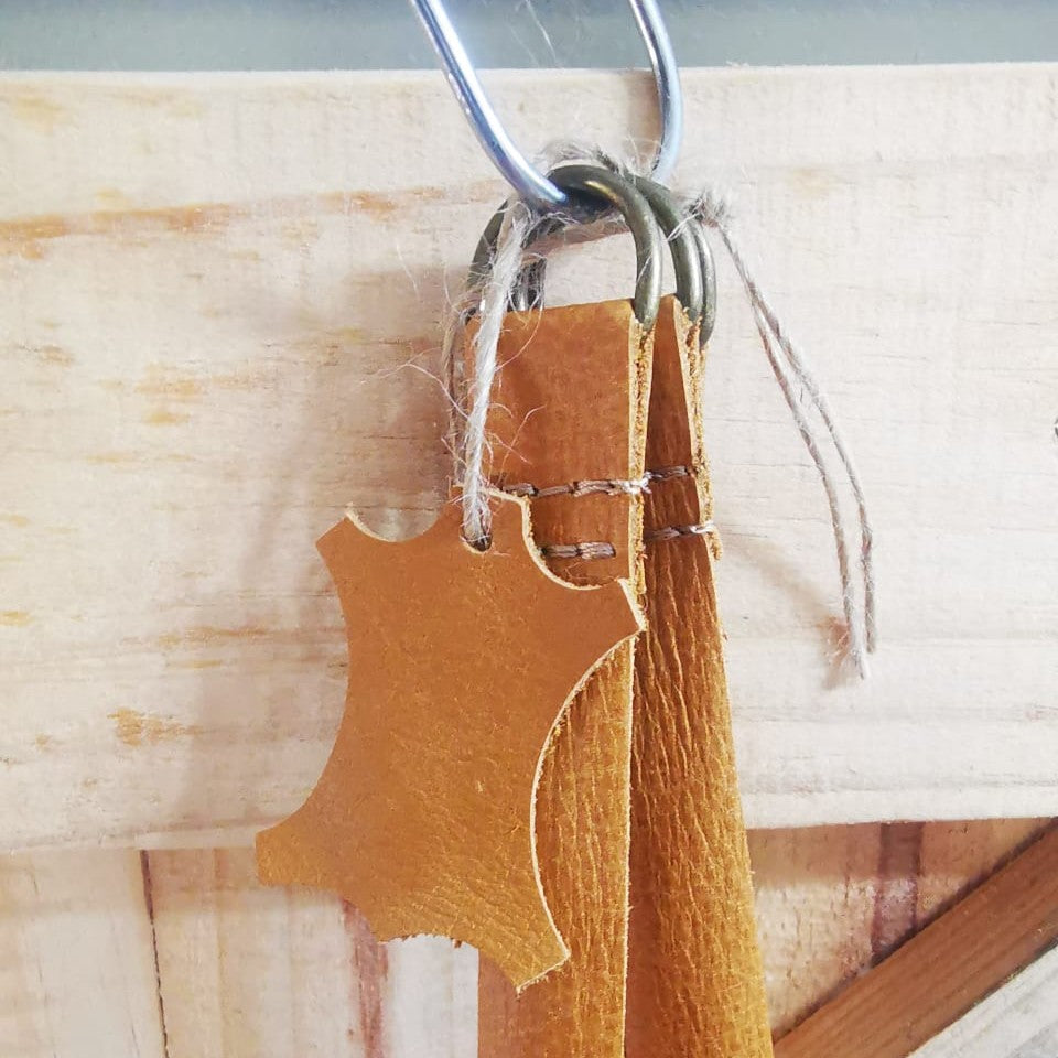 Handmade Leather Hanging Plant Holder