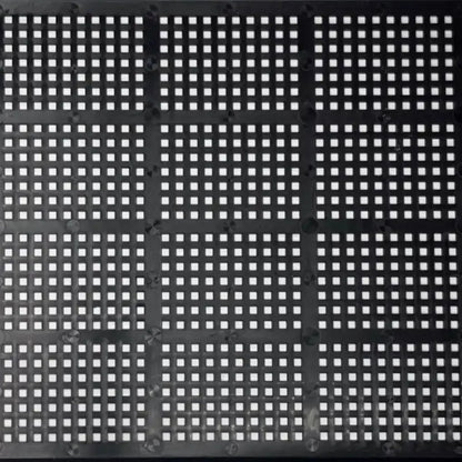 Combo - 30mm Flat Black Plastic Reusable Seed-/ Microgreen Tray with MESH Holes and NO Holes